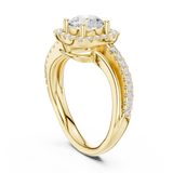 Gold Ring DDLR-680, Yellow Gold, view 1