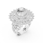 Gold Ring DDLR-749, White Gold, view 2