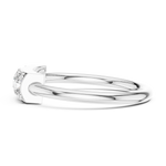 Gold Ring L28-16, White Gold, view 3