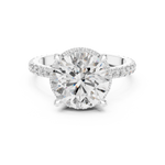 Gold Ring DDLR-172, White Gold, view 4