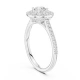 Gold Ring LR-0243, White Gold
