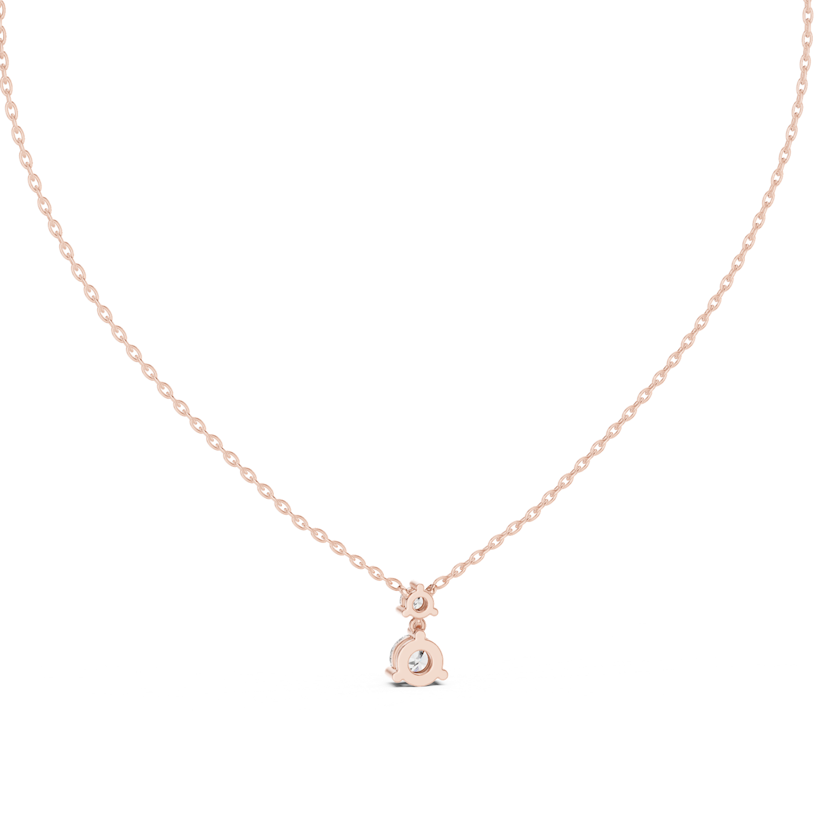 Gold Pendant GPD-0025, Rose Gold, view 4