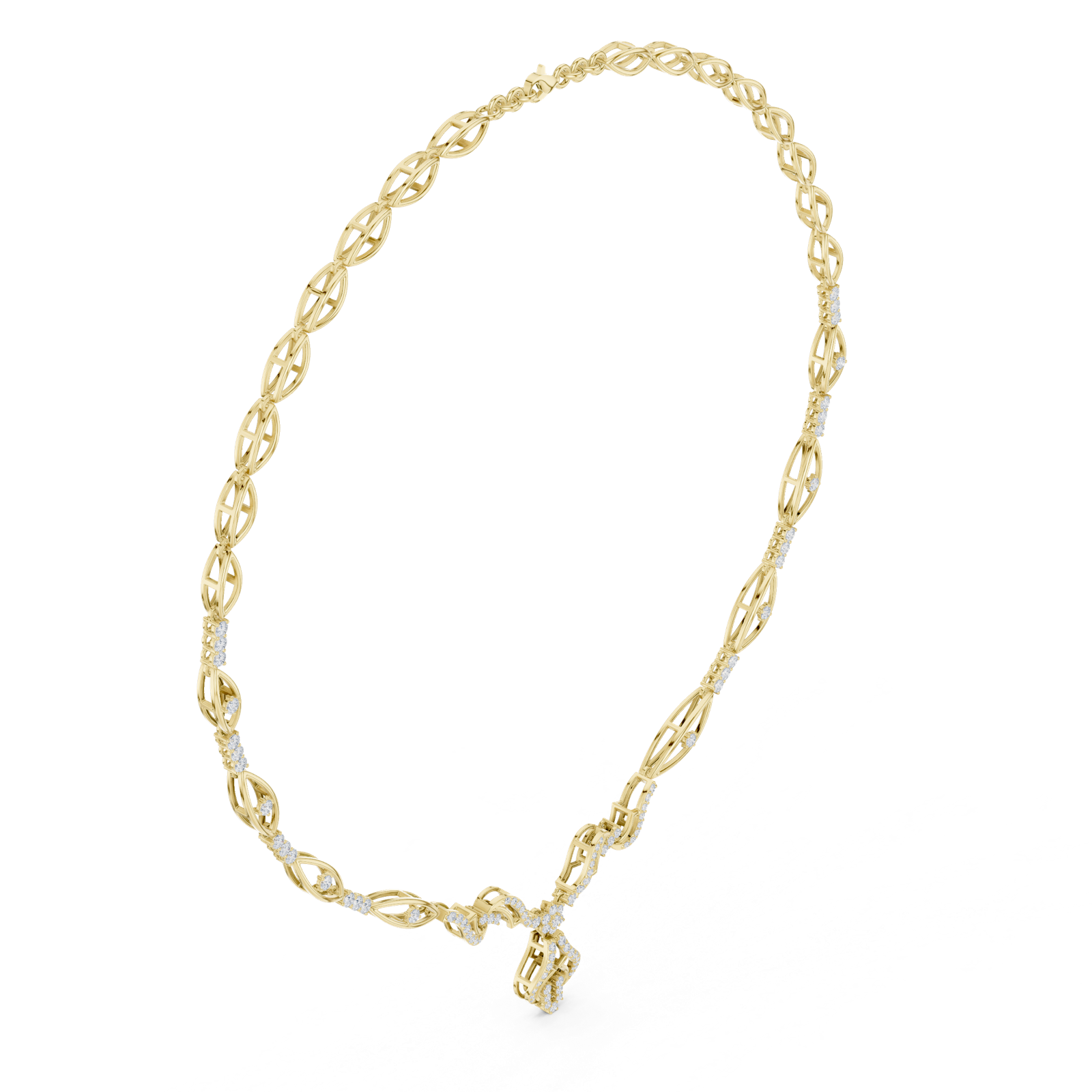 Gold Necklace SBWN (6), Yellow Gold, view 1
