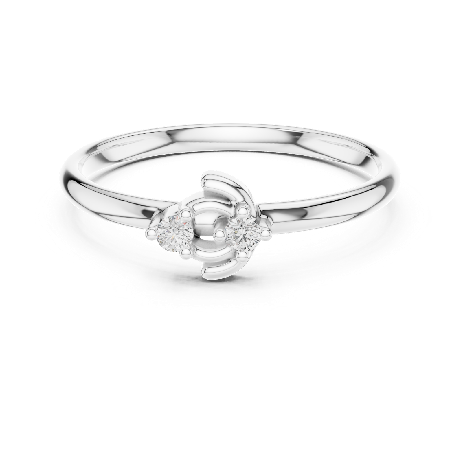 Gold Ring 1 (396), White Gold, view 4