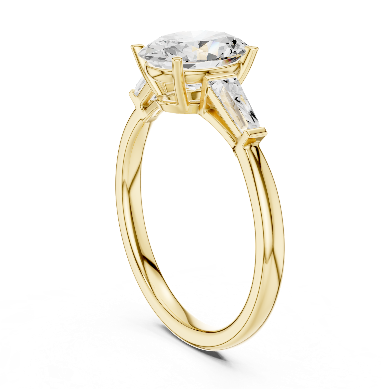 Gold Ring DDLR-287, Yellow Gold, view 1