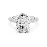 Gold Ring DDLR-956, White Gold, view 4