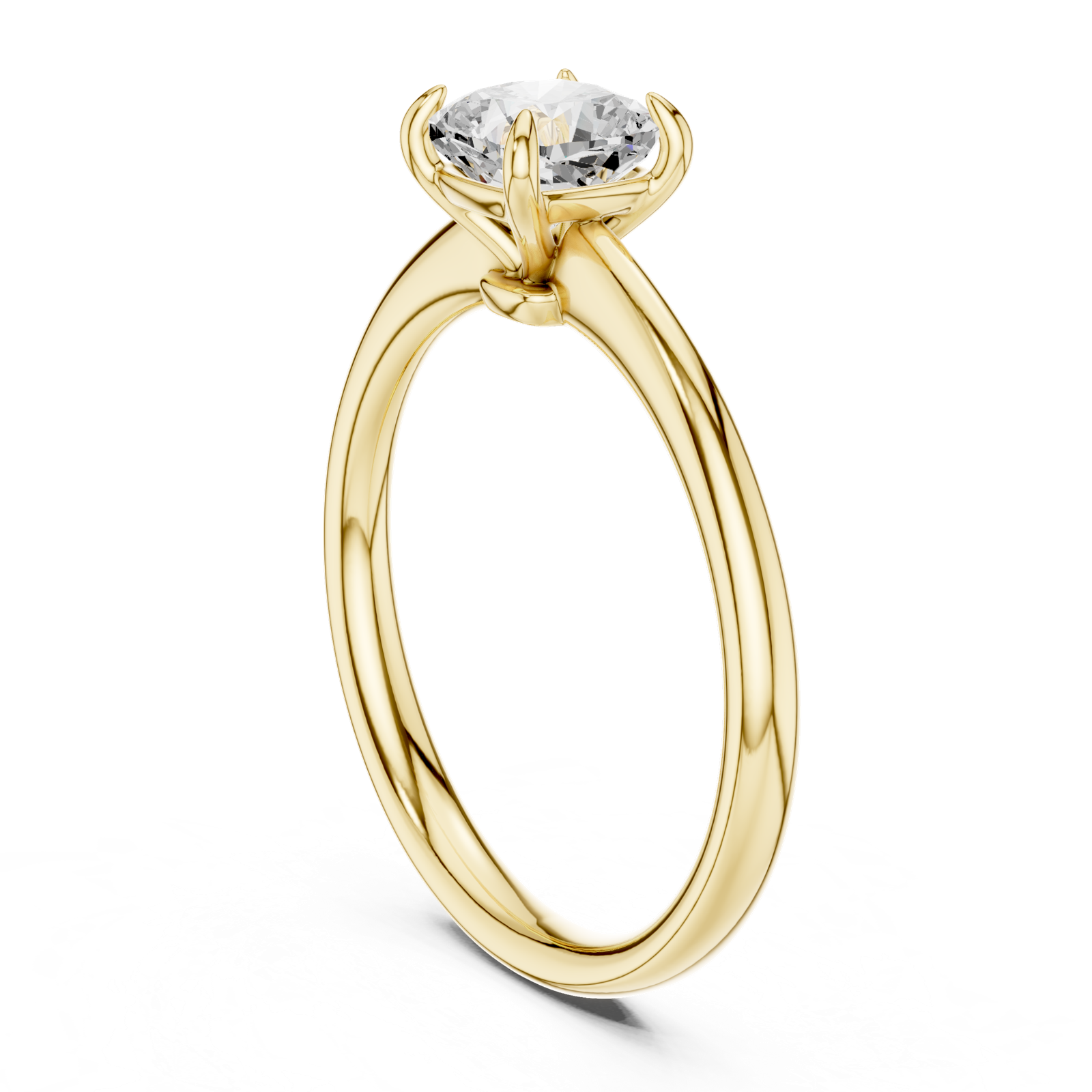 Gold Ring DDLR-799, Yellow Gold, view 1