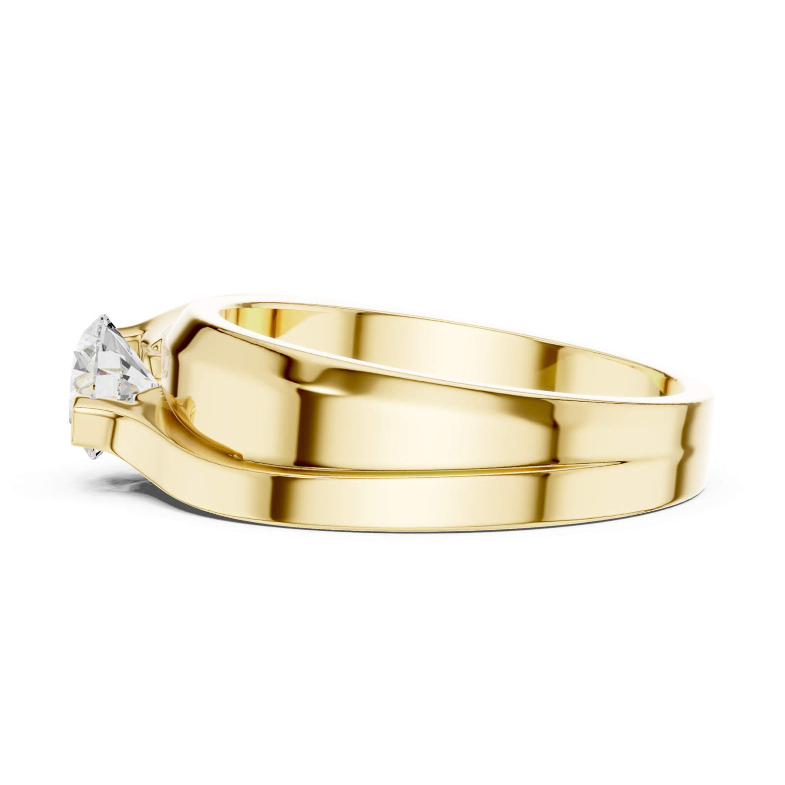 Gold Men's Ring GGR-0030, Yellow Gold, view 3