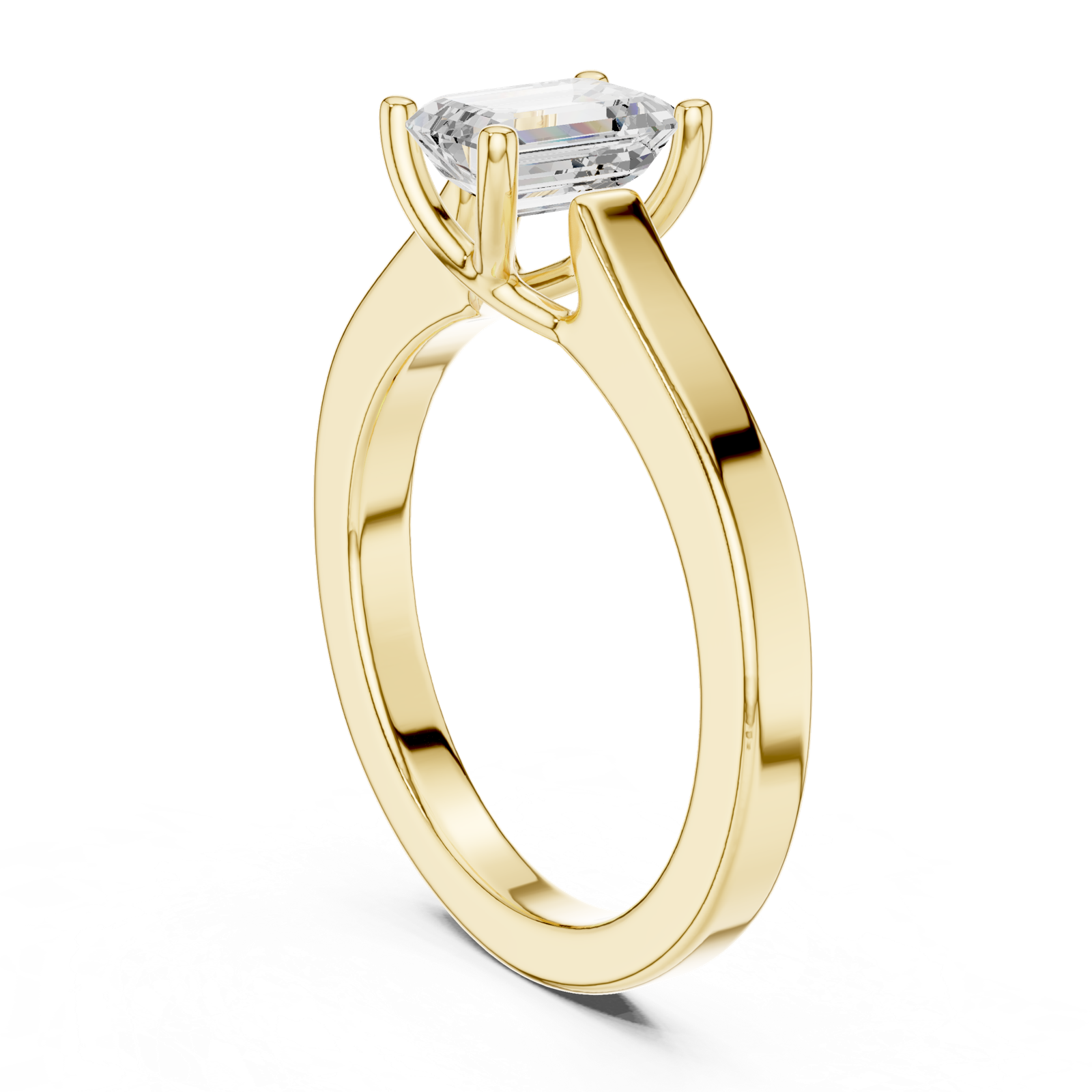 Gold Ring DDLR-1070, Yellow Gold, view 1