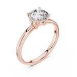 Gold Ring LR-0022, Rose Gold, view 2