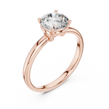 Gold Ring LR-0022, Rose Gold, view 2