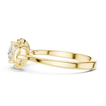 Gold Ring DDLR-509, Yellow Gold, view 3