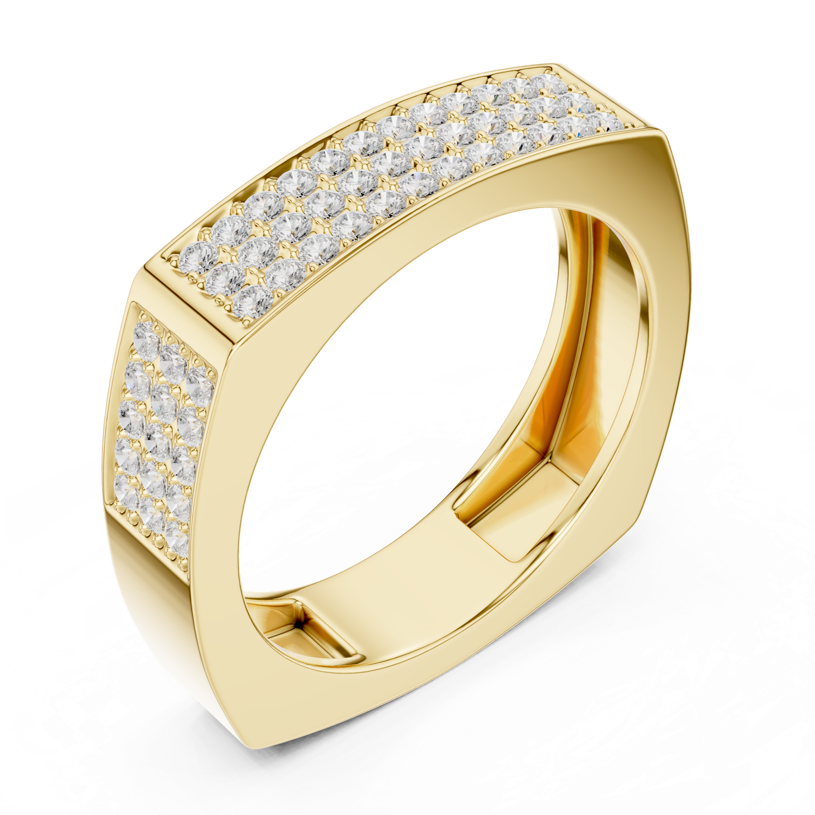 Gold Ring SBMR(36), Yellow Gold, view 2