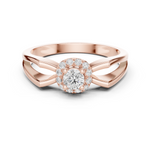Gold Ring DDLR-837, Rose Gold