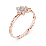 Gold Ring LR-01 (91), Rose Gold, view 2