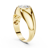 Gold Men's Ring GGR-0016, Yellow Gold, view 1