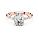 Gold Ring 00001L (35), Rose Gold, view 4
