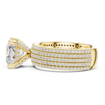 Gold Ring DDLR-1022, Yellow Gold, view 3