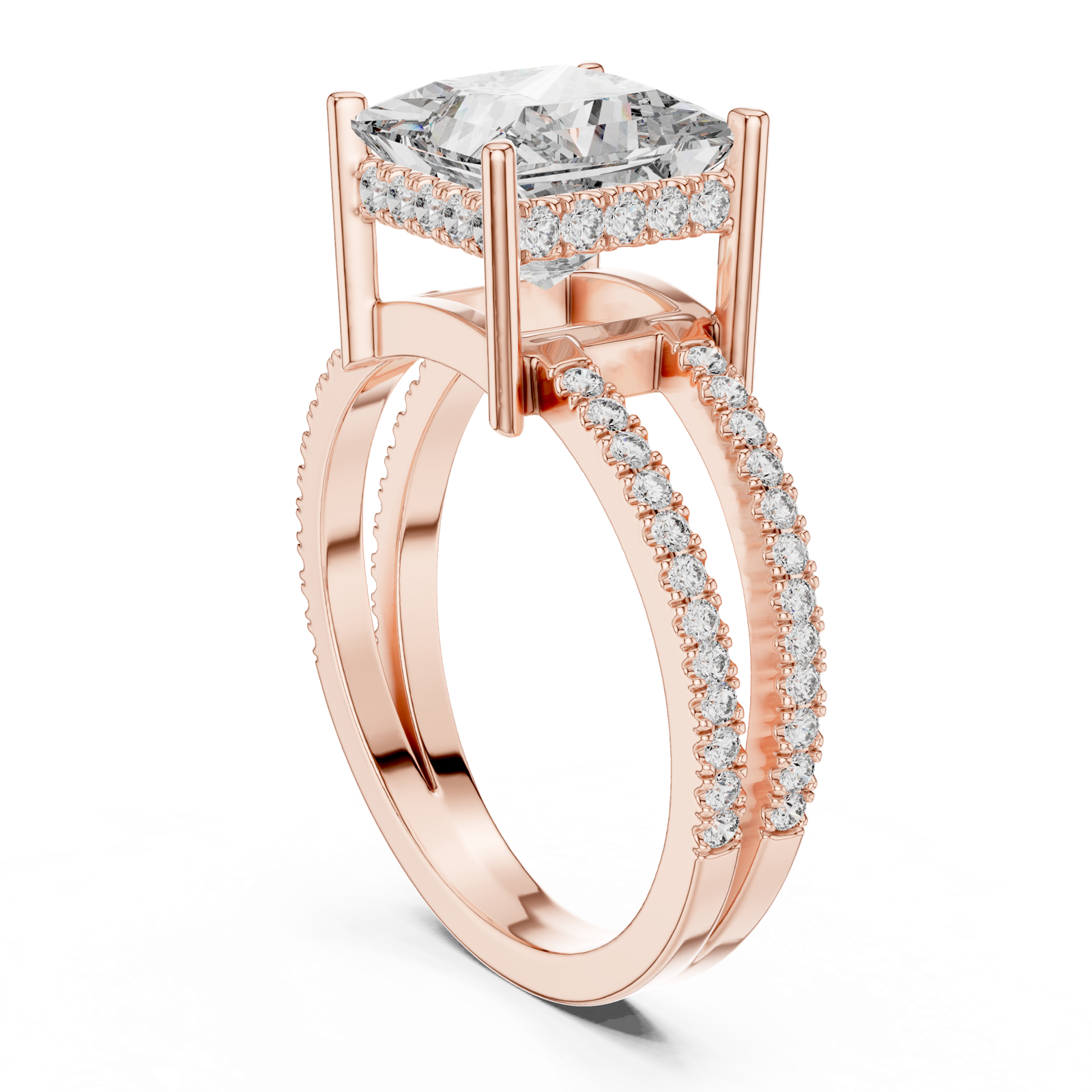 Gold Ring L03-1384, Rose Gold