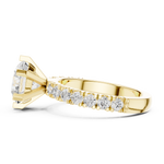 Gold Ring DDLR-722, Yellow Gold, view 3