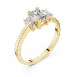 Gold Ring ALR-53, Yellow Gold, view 2