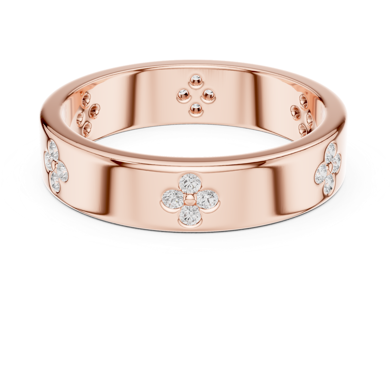Gold Ring SBWR(70), Rose Gold, view 4