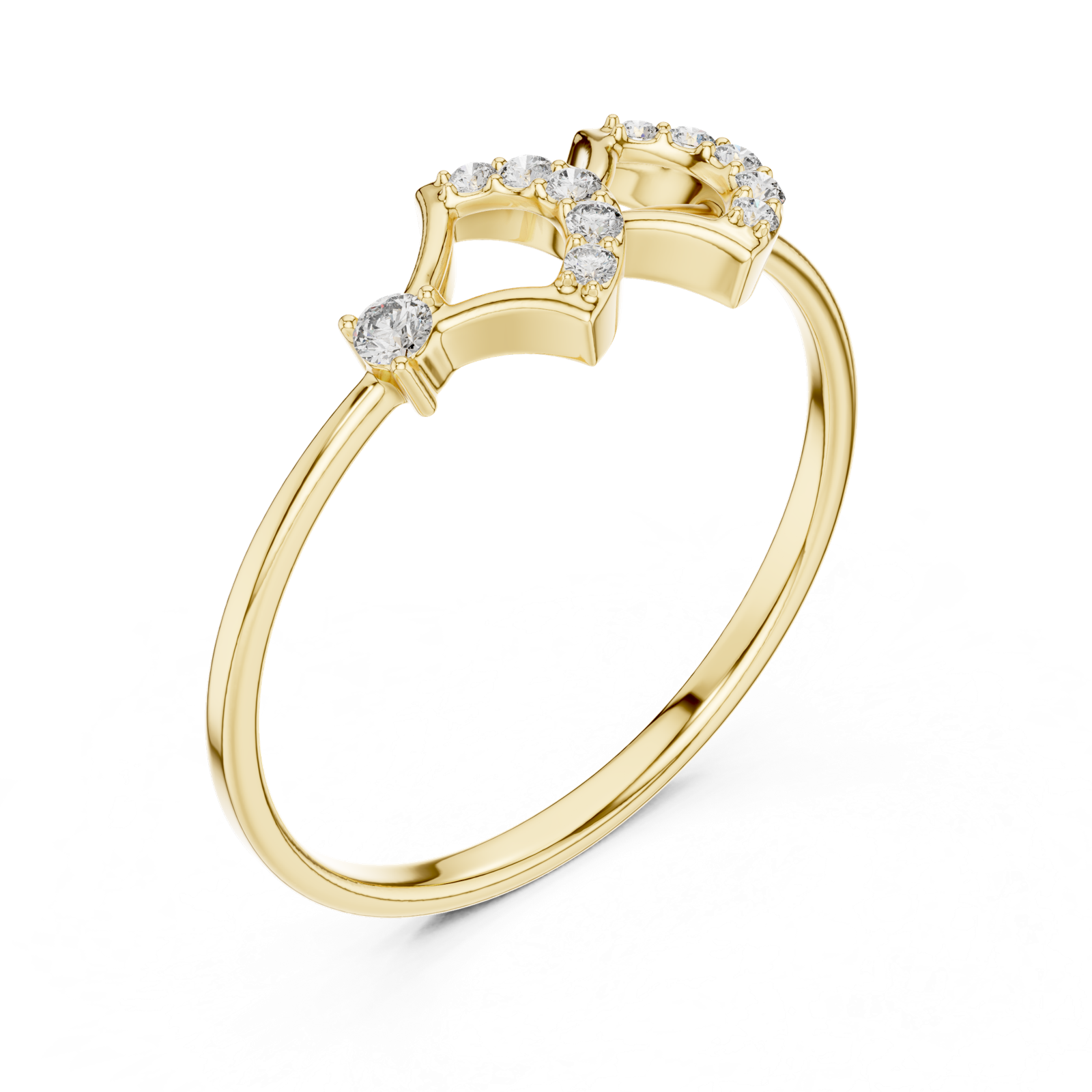 Gold Ring 1 (150), Yellow Gold, view 2