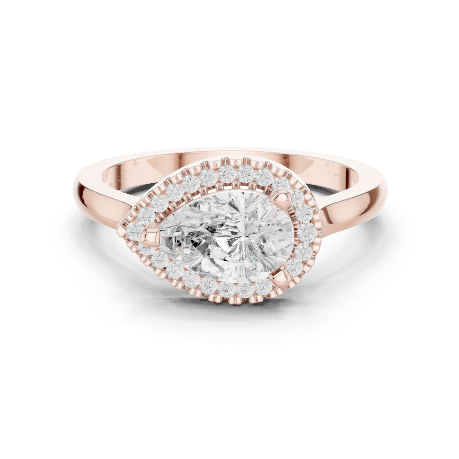 Gold Ring DDLR-346, Rose Gold