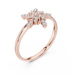 Gold Ring Ledis Ring, Rose Gold, view 2