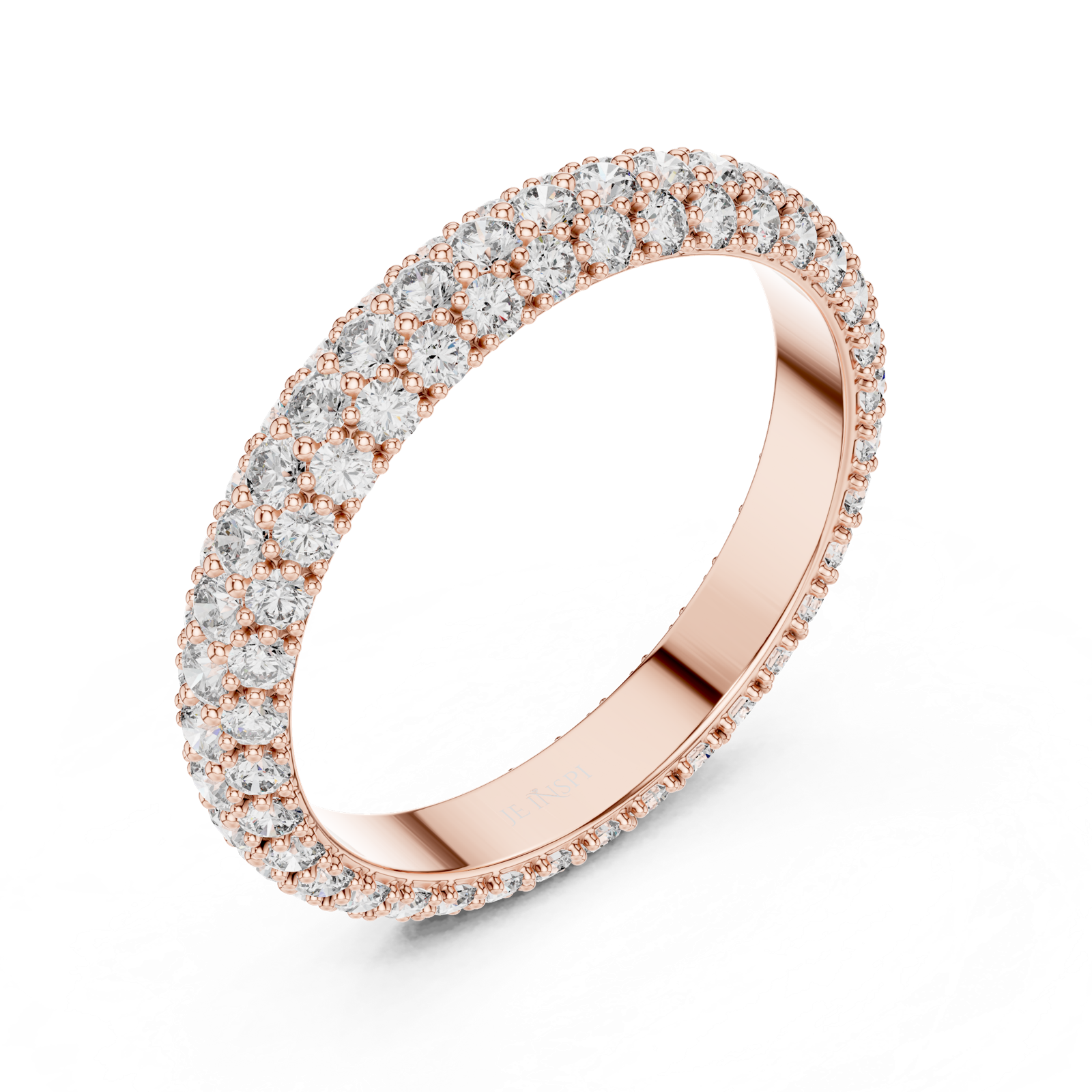 Gold Ring DDLR-972, Rose Gold, view 2