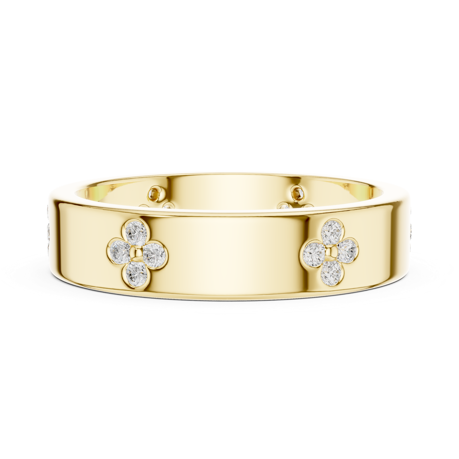 Gold Ring SBWR(70), Yellow Gold, view 3
