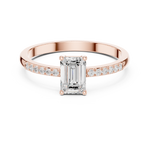 Gold Ring Ledis Ring, Rose Gold, view 4