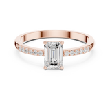 Gold Ring Ledis Ring, Rose Gold, view 4