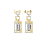 Gold Earrings 3-10005E_187_M, Yellow Gold