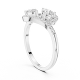 Gold Ring HLR-175, White Gold