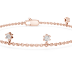 Gold Bracelet GLBR-0034, Rose Gold, view 4