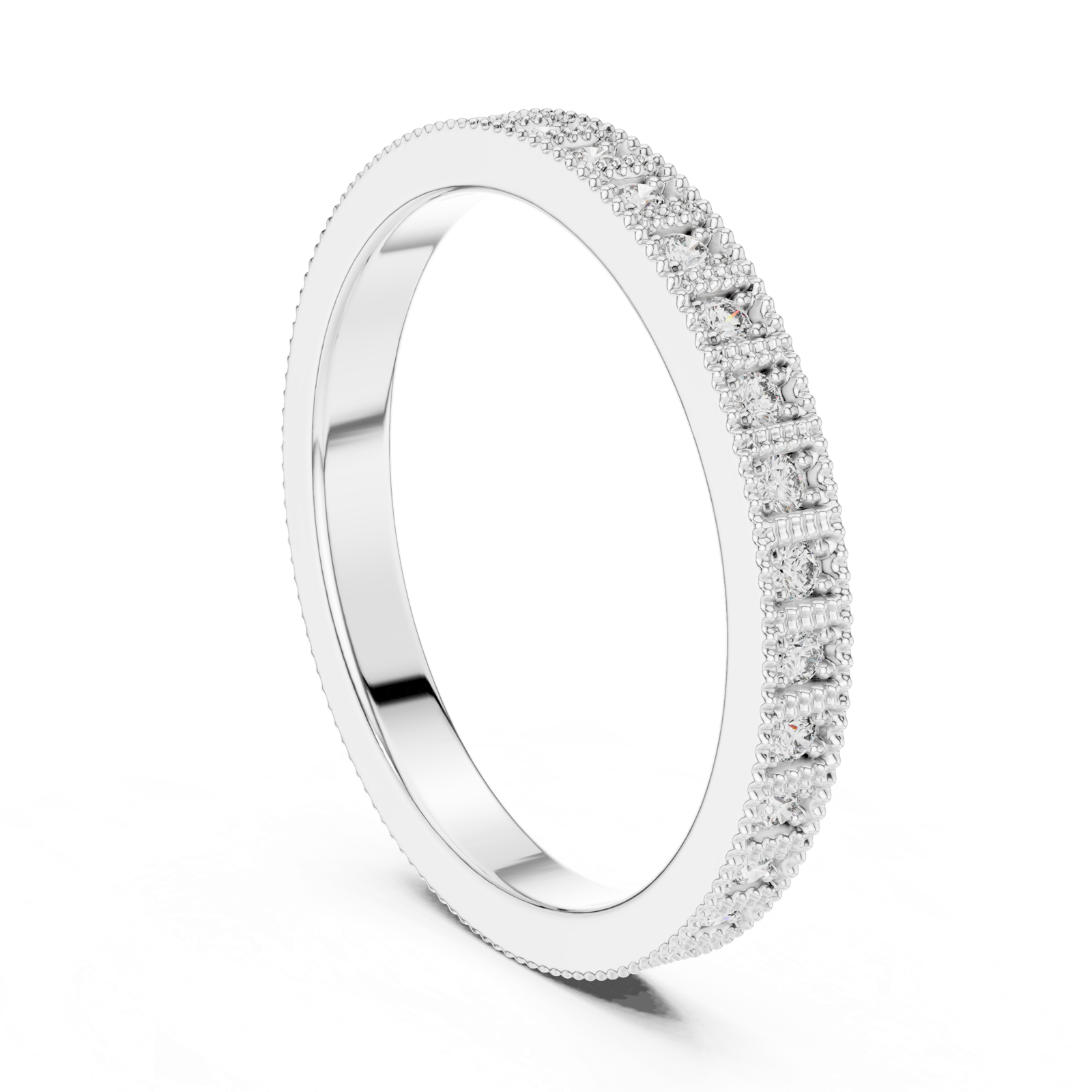 Gold Ring DDLR-229, White Gold
