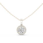 Gold Pendant GPD-0012, White Gold