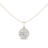 Gold Pendant GPD-0012, White Gold