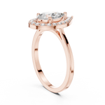 Gold Ring ALR-226, Rose Gold