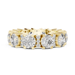 Gold Ring DDLR-232, Yellow Gold, view 3