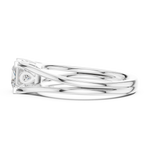 Gold Ring DDLR-572, White Gold, view 3