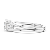 Gold Ring DDLR-572, White Gold, view 3