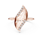 Gold Ring DR-6246, Rose Gold