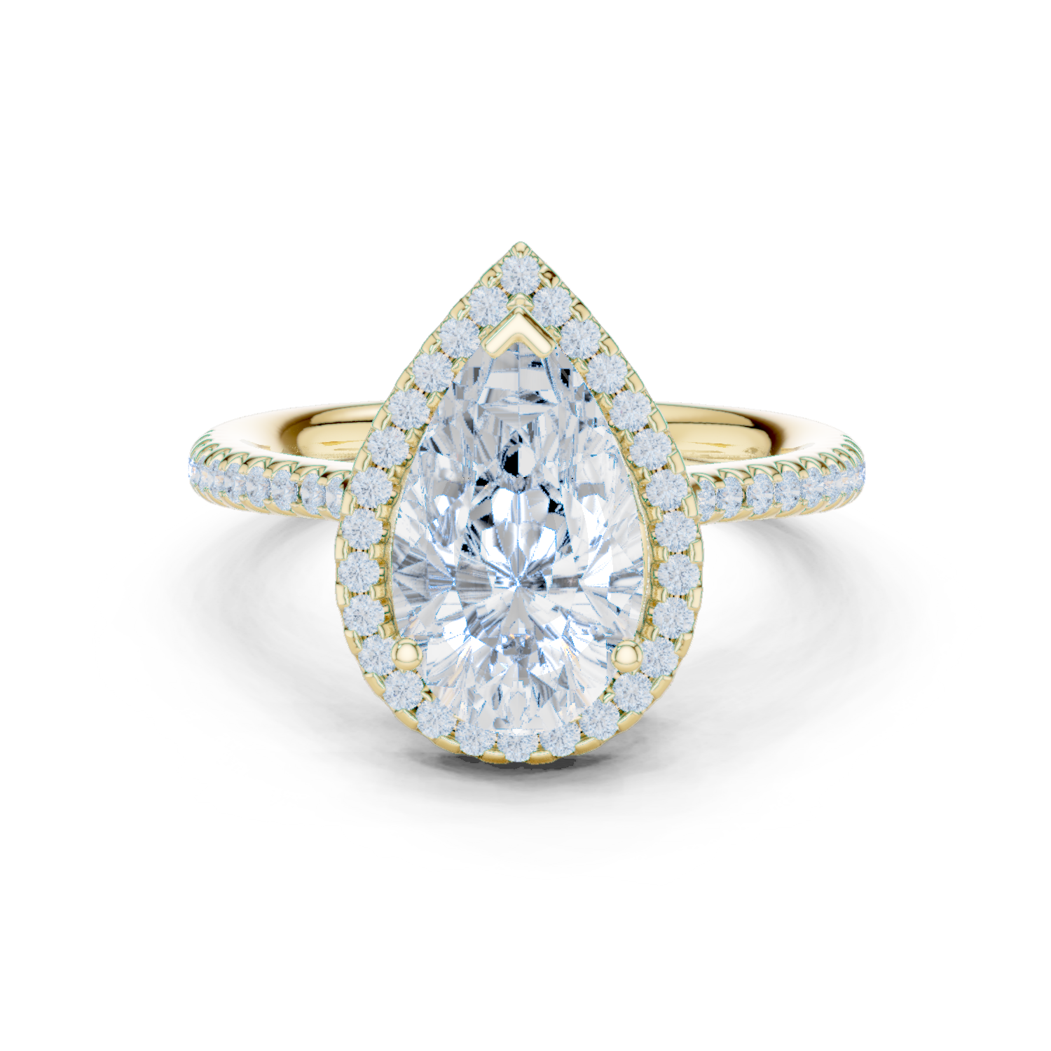 Gold Ring DDLR-747, Yellow Gold