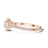 Gold Ring LR-0242, Rose Gold, view 3