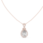 Gold Pendant GPD-0014, Rose Gold, view 1