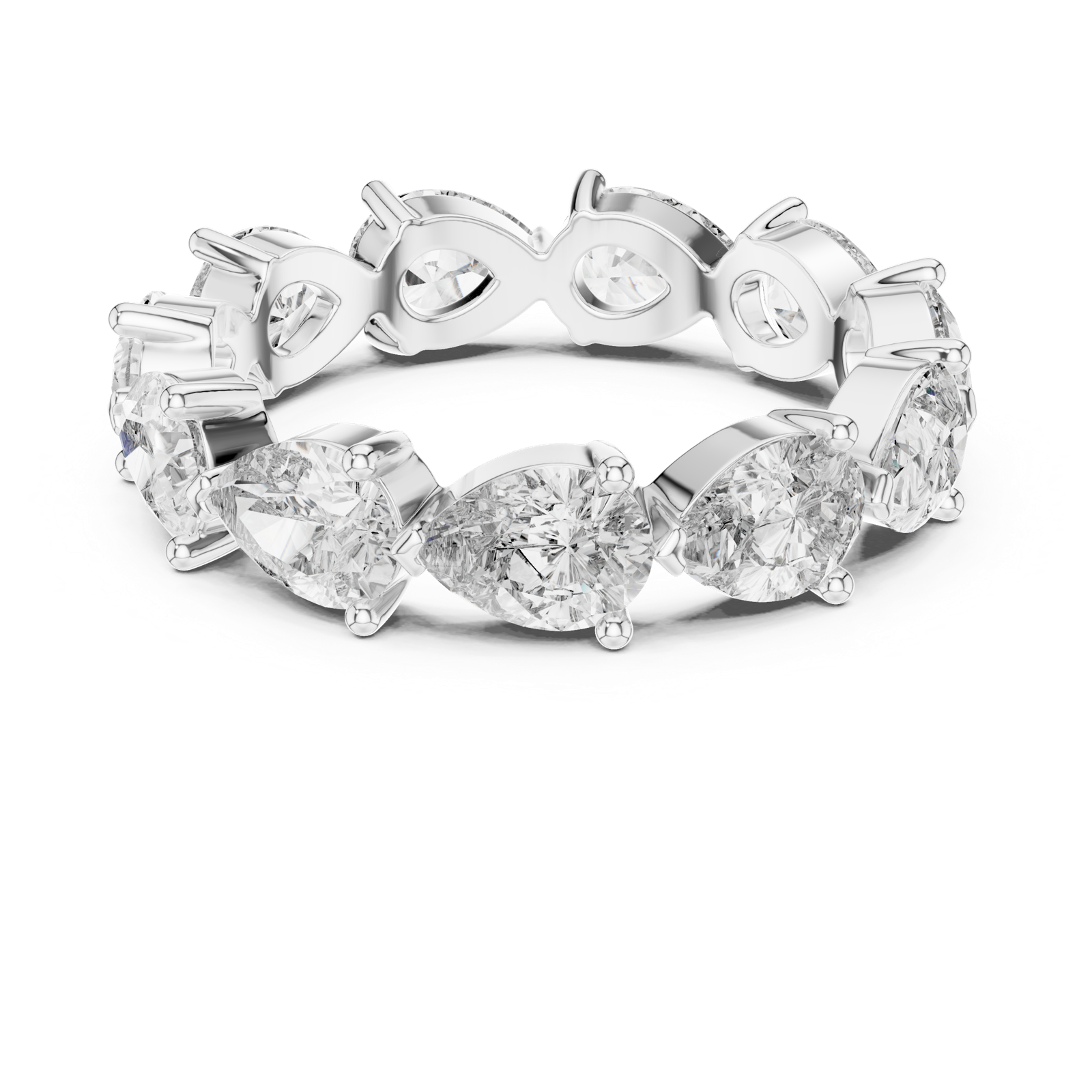Gold Ring DDLR-001, White Gold