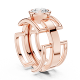 Gold Ring SBMR(6), Rose Gold