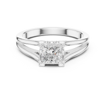 Gold Ring DDLR-892, White Gold, view 4
